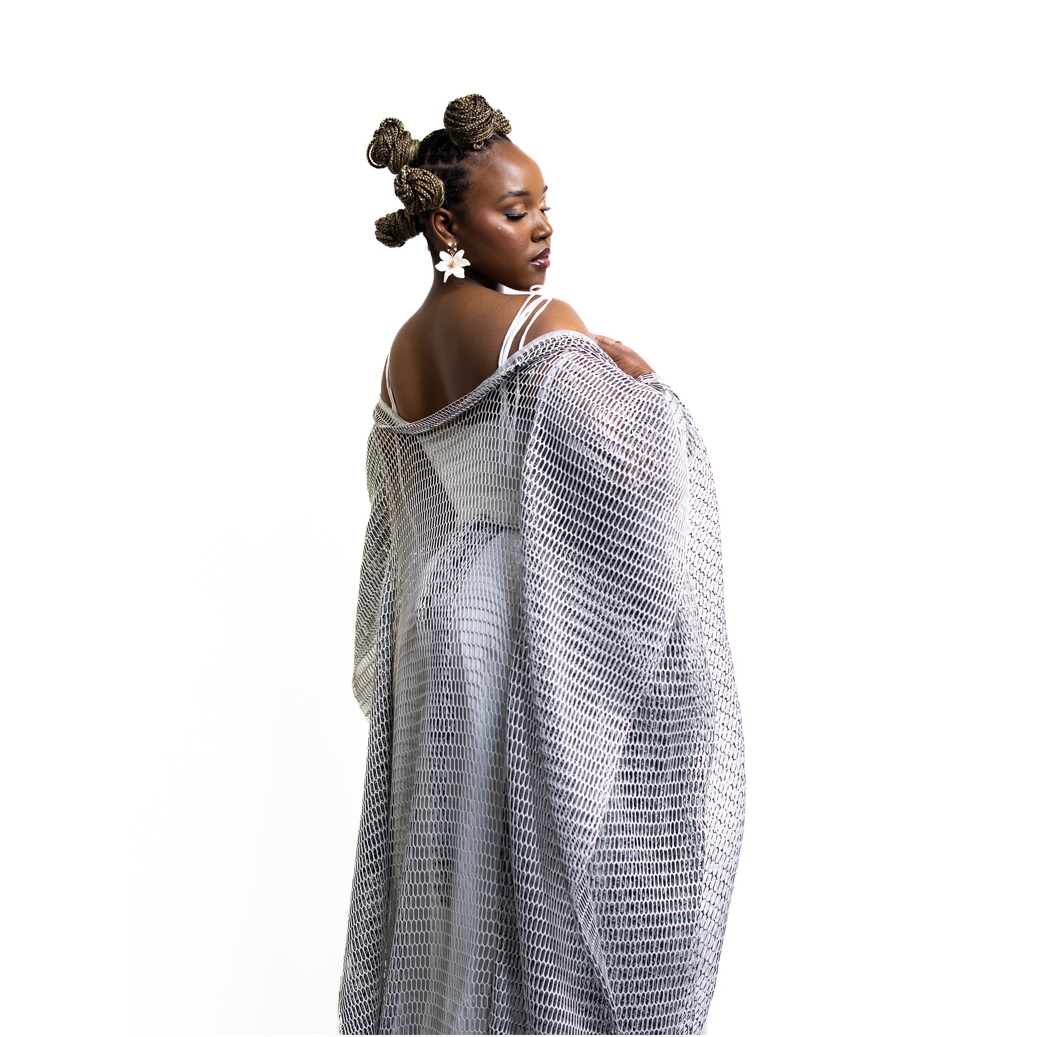 Nígbà yìí Agbádá (White 2pcs Set)