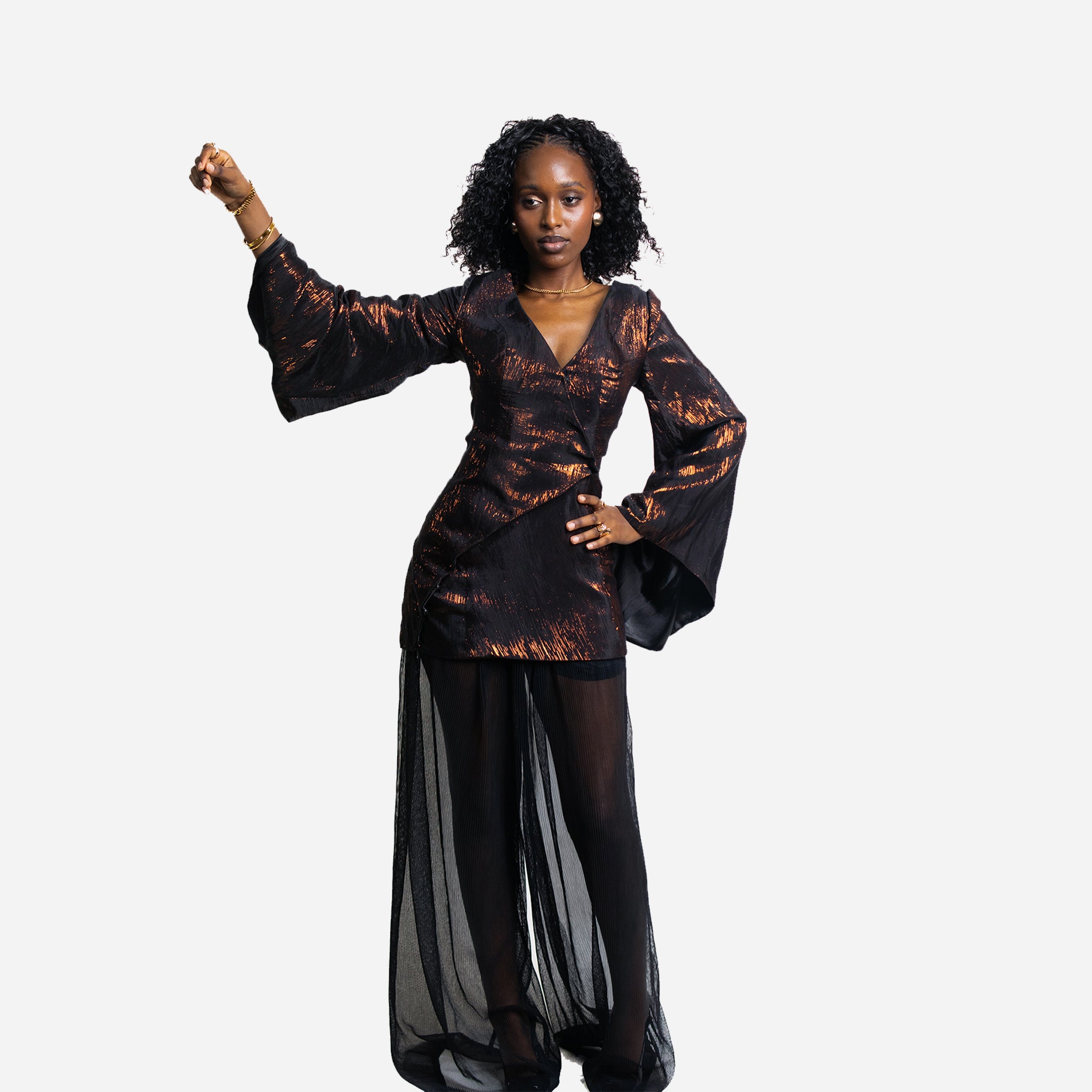 Ọ̀wúrọ̀ (Brown 3pcs set)