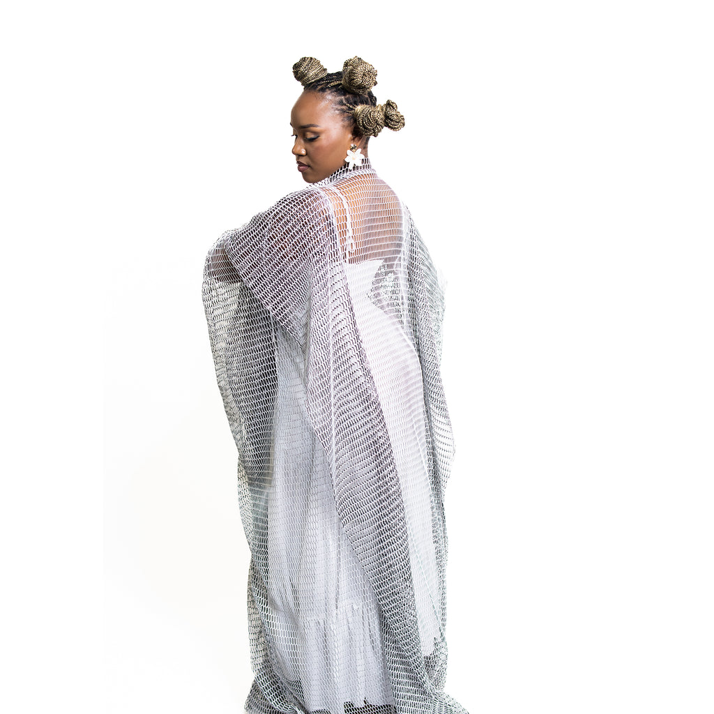 Nígbà yìí Agbádá (White 2pcs Set)