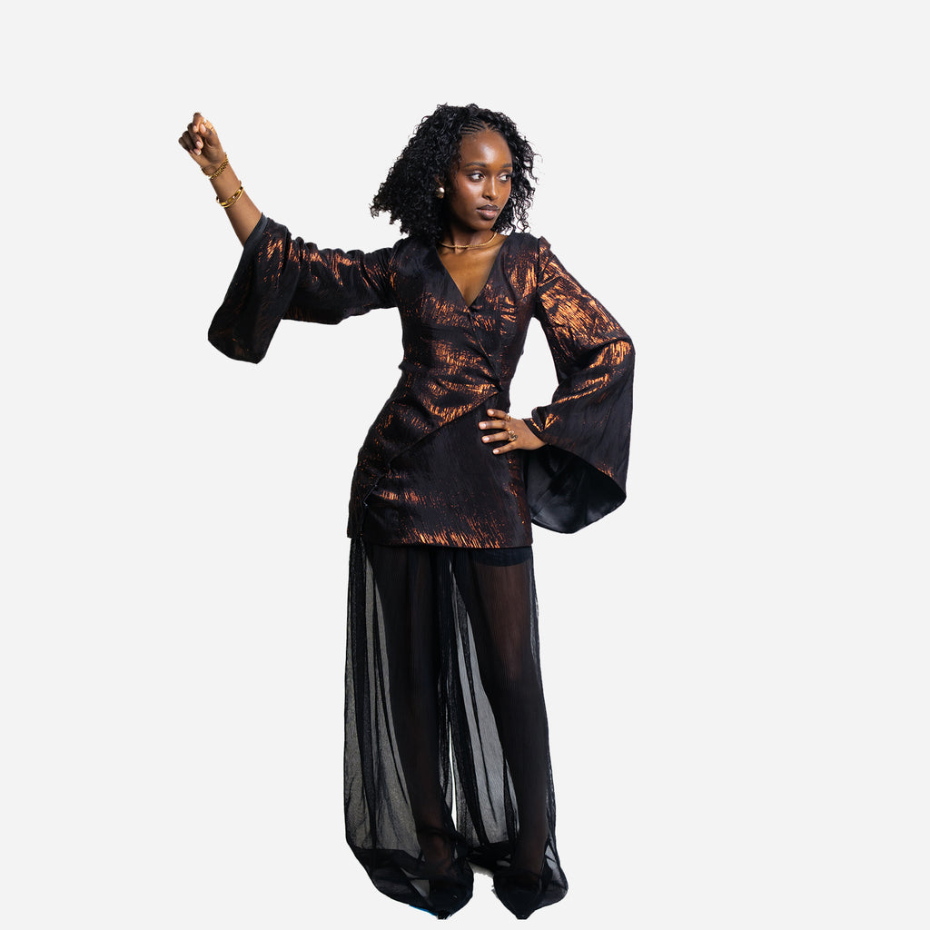 Ọ̀wúrọ̀ (Brown 3pcs set)