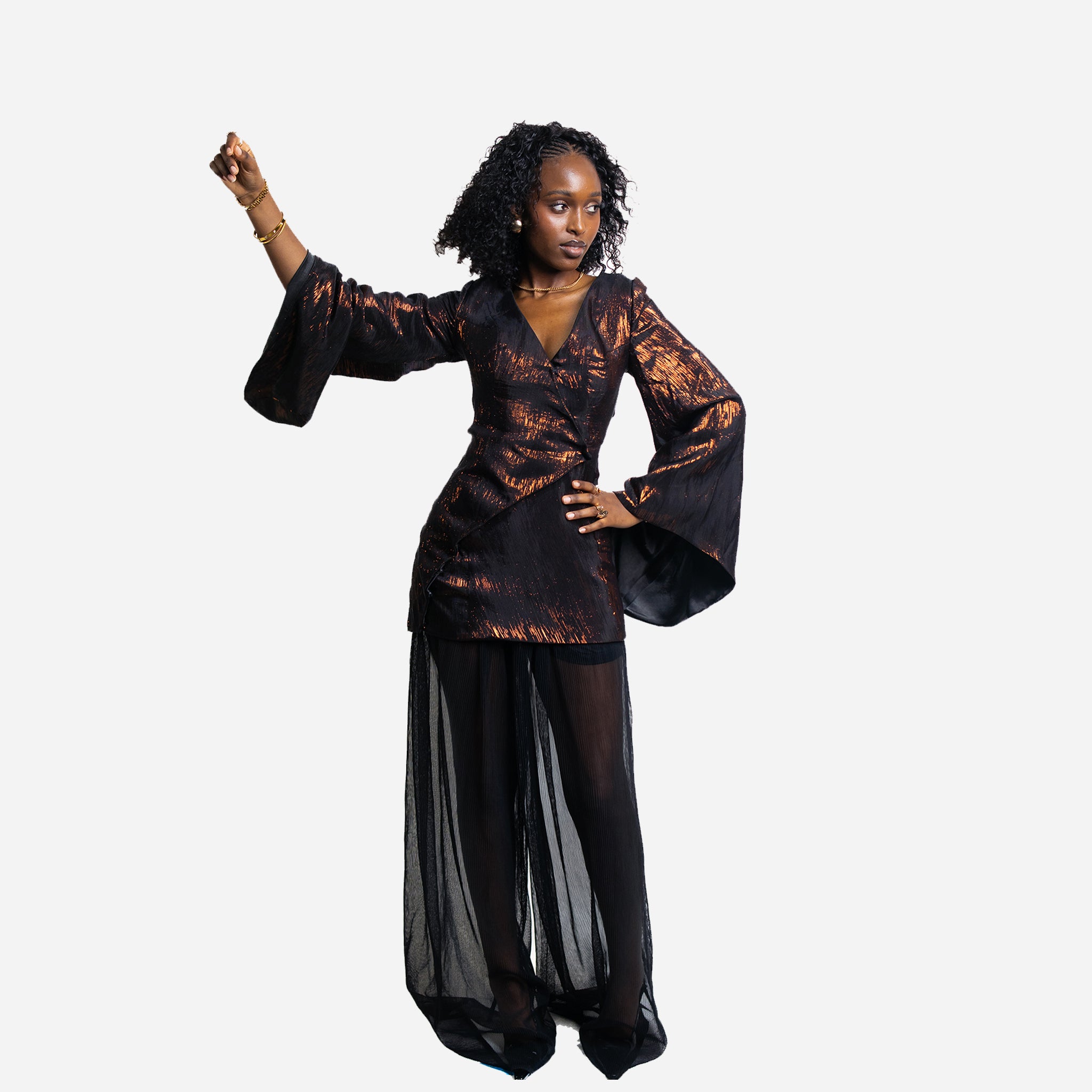 Ọ̀wúrọ̀ (Brown 3pcs set)