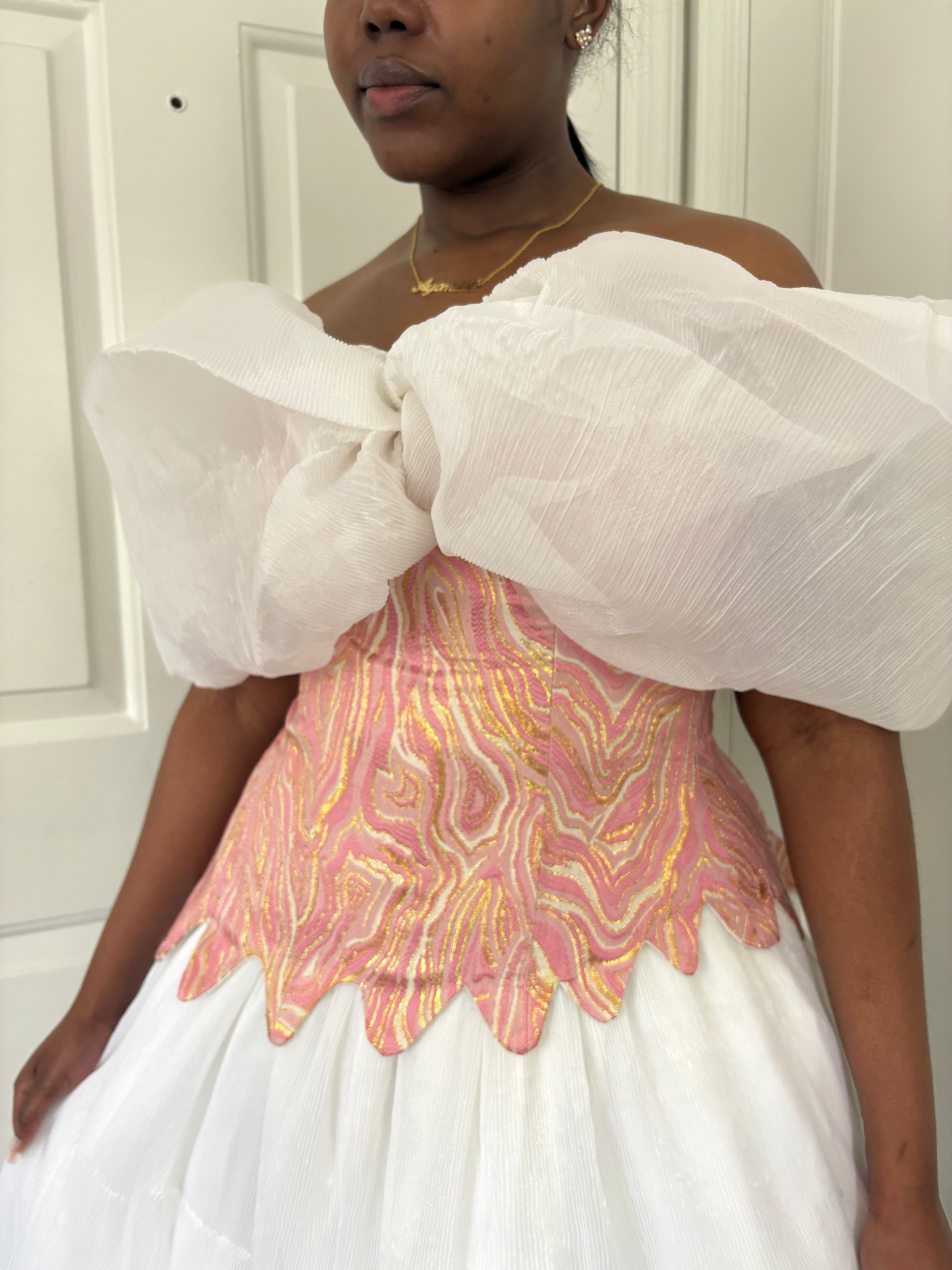 Tánímọ́lẹ̀ (Pink Corset Top)