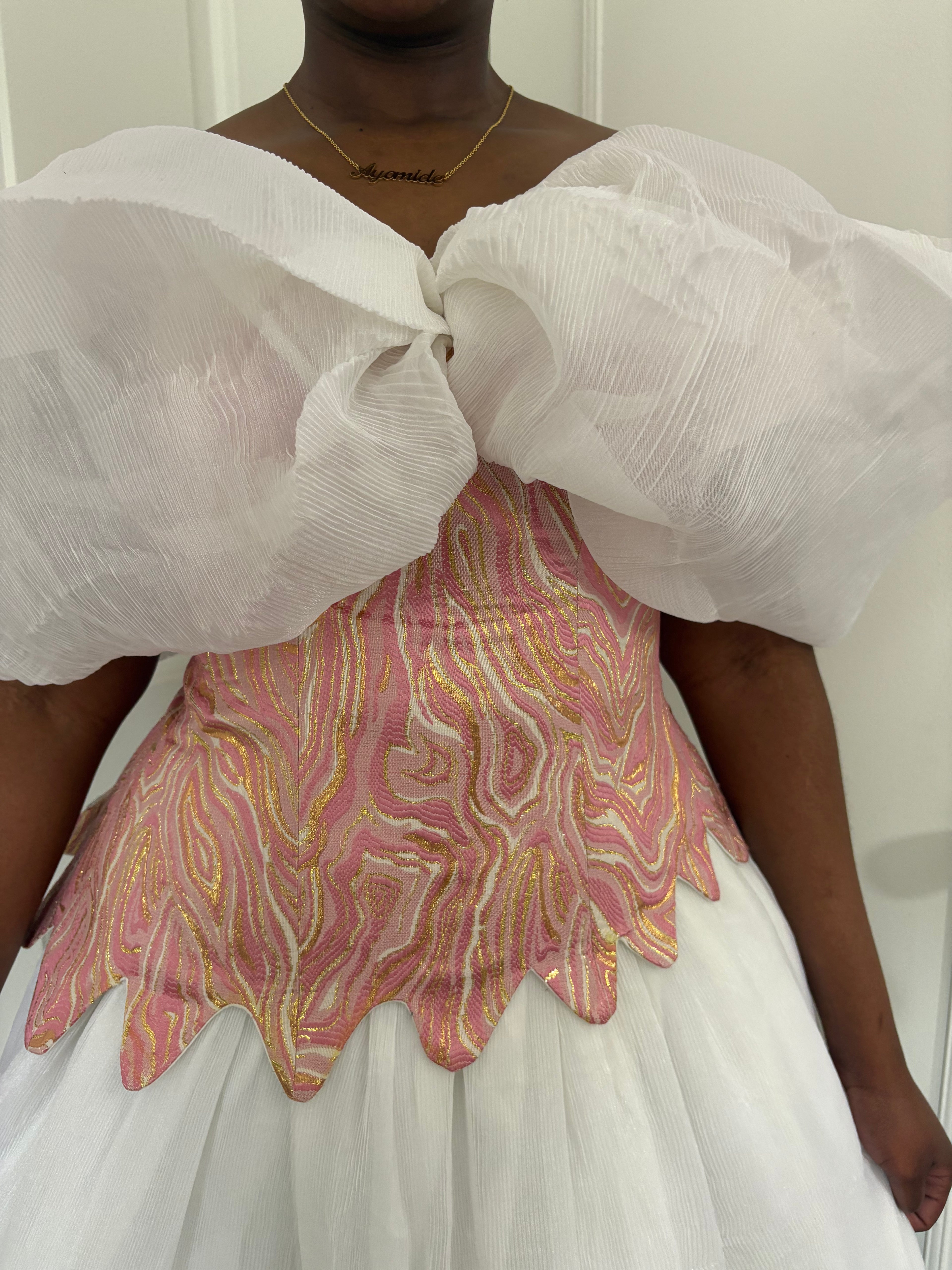 Tánímọ́lẹ̀ (Pink Corset Top)