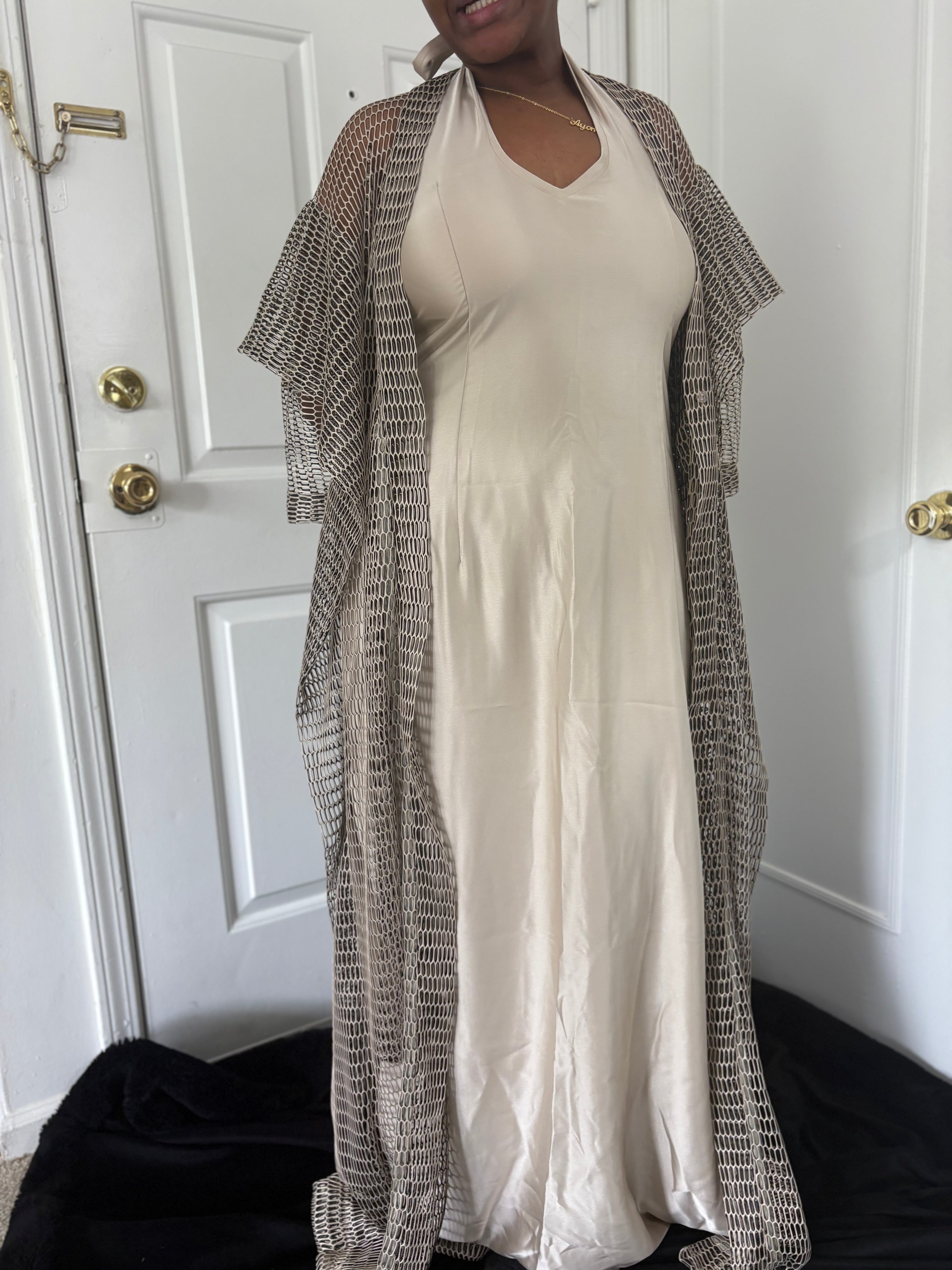 Nígbà yìí Agbádá (Champagne 2pcs Set)